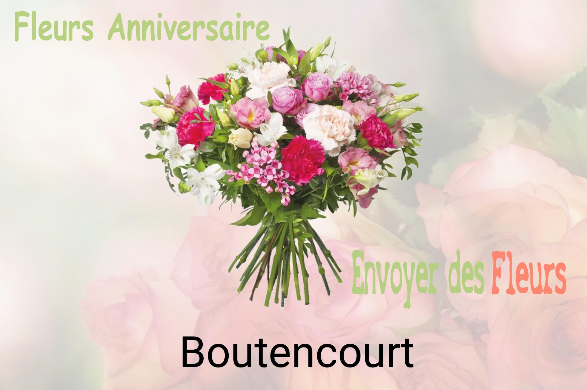 Bouquet de fleurs d’anniversaire livré à Boutencourt